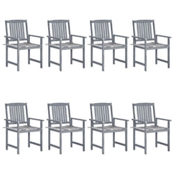 VidaXL 3078236 chaise d'extérieur Terrace Siège rembourré Bois d'acacia