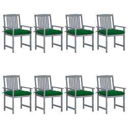 VidaXL 3078254 chaise d'extérieur Terrace Siège rembourré Bois d'acacia Vert