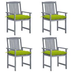 VidaXL 3078260 chaise d'extérieur Terrace Siège rembourré Bois d'acacia Vert