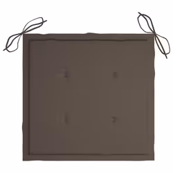 VidaXL 3078270 chaise d'extérieur Terrace Siège rembourré Bois d'acacia Taupe - Vue supplémentaire 5