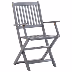 VidaXL 3078280 chaise d'extérieur Terrace Siège rembourré Bois d'acacia Beige