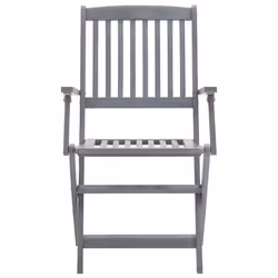 VidaXL 3078281 chaise d'extérieur Terrace Siège rembourré Bois d'acacia Bleu - Vue supplémentaire 4