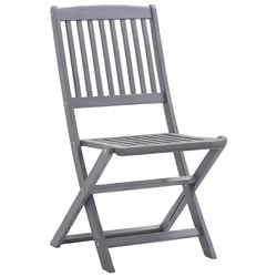 VidaXL 3078291 chaise d'extérieur Terrace Siège rembourré Bois d'acacia Gris - Vue supplémentaire 4