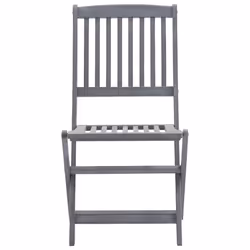 VidaXL 3078305 chaise d'extérieur Terrace Siège rembourré Bois d'acacia Anthracite - Vue supplémentaire 4