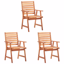 VidaXL 3078323 chaise d'extérieur Terrace Siège rembourré Bois d'acacia Beige