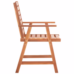VidaXL 3078323 chaise d'extérieur Terrace Siège rembourré Bois d'acacia Beige - Vue supplémentaire 5