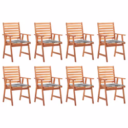 VidaXL 3078388, Terrace, Siège rembourré, Bois d'acacia, Polyester, 560 mm, 620 mm
