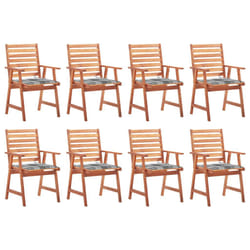 VidaXL 3078388 chaise d'extérieur Terrace Siège rembourré Bois d'acacia