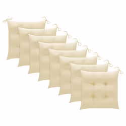 VidaXL 3078391 chaise d'extérieur Terrace Siège rembourré Bois d'acacia Crème - Vue supplémentaire 4