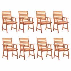VidaXL 3078397 chaise d'extérieur Terrace Siège rembourré Bois d'acacia Taupe