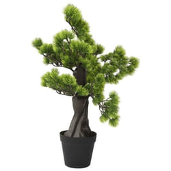 vidaXL Bonsaï de pin artificiel avec pot 60 cm Vert - TU