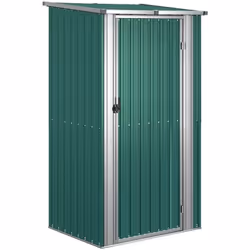 Élargissez vos possibilités de rangement à l'extérieur et protégez vos outils avec cet abri de jardin. Matériau de qualité su ...