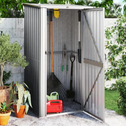 Vidaxl - Abri de jardin Gris 118,5x97x209,5 cm Acier galvanisé