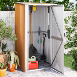 Élargissez vos possibilités de rangement à l'extérieur et protégez vos outils avec cet abri de jardin. Matériau de qualité su ...
