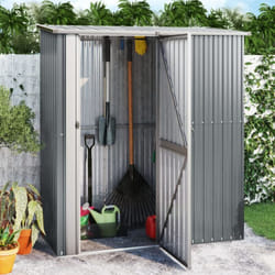 Vidaxl - Abri de jardin Gris 180,5x97x209,5 cm Acier galvanisé