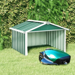 Vidaxl - Abri tondeuse robot de jardin 92x97x63 cm Acier galvanisé Vert