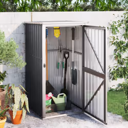 Cet abri à outils de jardin est un espace de rangement précieux pour garder vos outils et accessoires de jardin organisés et  ...