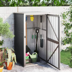 Vidaxl - Abri à outils de jardin anthracite 88x89x161 cm acier galvanisé