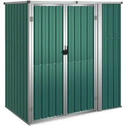 Vidaxl - Abri à outils de jardin vert 161x89x161 cm acier galvanisé