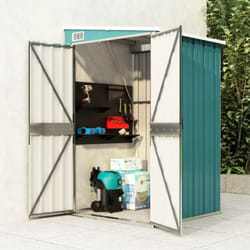 Remise de jardin murale Vert 118x100x178 cm Acier galvanisé Vidaxl