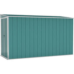 Vidaxl - Abri de jardin mural Vert 118x288x178 cm Acier galvanisé