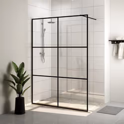 Apportez une nouvelle apparence esthétique à votre salle de bain avec ce mur de douche à l'italienne moderne en verre transpa ...