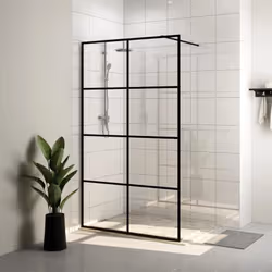 Apportez une nouvelle apparence esthétique à votre salle de bain avec ce mur de douche à l'italienne moderne en verre transpa ...