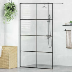 vidaXL Paroi de douche - Verre ESG 115x195 cm