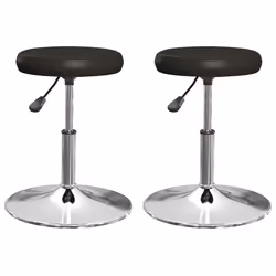 VidaXL 333078, Simili-cuir, Acier, 310 mm, 310 mm, 39 cm, 53 cm, 2 pièce(s)