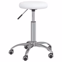 VidaXL 333151, 1 pièce(s), Coton, Simili-cuir, Polyester, Acier, Blanc