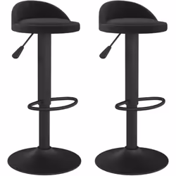 Ces tabourets de bar tendance, au style élégant et moderne, sont conçus pour s'adapter à tout espace, tel que la maison, le b ...