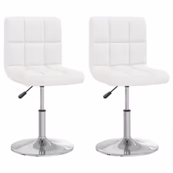 VidaXL 334179, Acier chromé, Simili-cuir, 400 mm, 430 mm, 71 cm, 85,5 cm, 2 pièce(s)