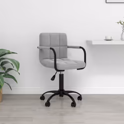 Avec un design élégant, cette chaise de bureau pivotante est conçue pour être un supplément pratique et moderne à votre espac ...