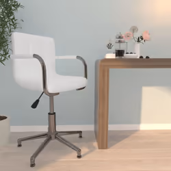 Avec un design élégant, cette chaise de bureau pivotante est conçue pour être un supplément pratique et moderne à votre espac ...
