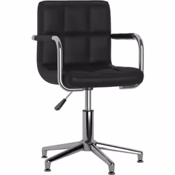 Avec un design élégant, cette chaise de bureau pivotante est conçue pour être un supplément pratique et moderne à votre espac ...