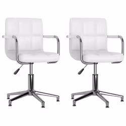 VidaXL 334759, Acier chromé, Simili-cuir, mousse, 480 mm, 470 mm, 74,5 cm, 88,5 cm, 40 cm