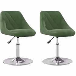 Ces chaises de salle à manger pivotantes à la mode, au design moderne, constituent un excellent supplément à votre espace de  ...