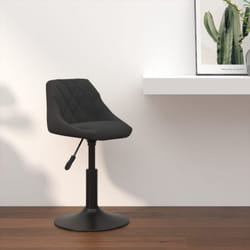 Vidaxl - Tabouret de bar Noir Velours