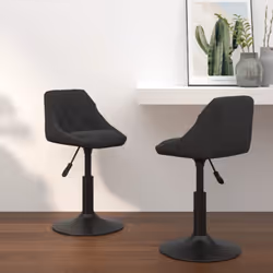 Ces chaises de salle à manger pivotantes à la mode, au design moderne, constituent un excellent supplément à votre espace de  ...