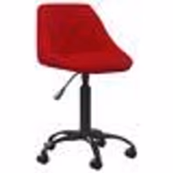 vidaXL Chaise de salle à manger Rouge bordeaux Velours - TU