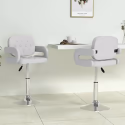 VidaXL 335557, Simili-cuir, Acier, 580 mm, 500 mm, 73 cm, 88 cm, 2 pièce(s)