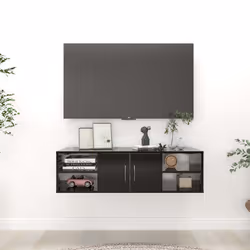 VidaXL 806257 étagères Bois Noir