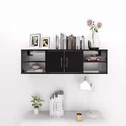 VidaXL 806257 étagères Bois Noir