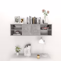VidaXL 806260 étagères Bois Gris