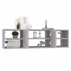 VidaXL 806260 étagères Bois Gris - Vue supplémentaire 4