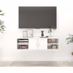 Gardez vos essentiels bien organisés avec cette étagère murale élégante et pratique. Cette armoire murale dispose de 6 étagèr ...