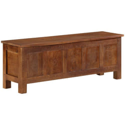 Vidaxl - Boîte de rangement 110x30x40 cm Bois de manguier solide