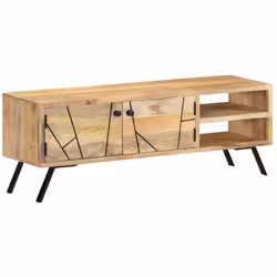 Le meuble TV classique en bois est un supplément intemporel à votre décoration intérieure. Le meuble TV est fabriqué en bois  ...