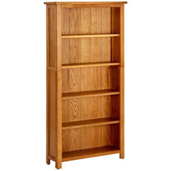 Vidaxl - Bibliothèque à 5 étagères 70x22x140 cm Bois de chêne massif