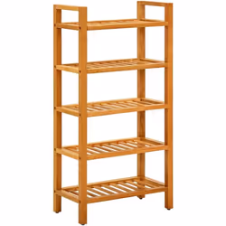 Cette étagère à chaussures en bois au design simple mais intemporel et au style rustique, est un supplément pratique et décor ...